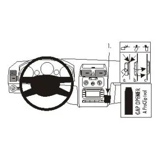 Brodit Proclip Monteringsbeslag - Volkswagen Touran 03-15