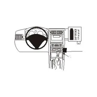Brodit Proclip Monteringsbeslag - Peugeot 407 04-10