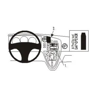 Brodit Proclip Monteringsbeslag -  Pontiac Vibe 03-08 og Toyota Matrix 03-04