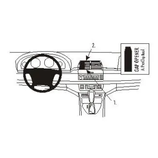 Brodit Proclip Monteringsbeslag - BMW X5 00-06 (IKKE til modeller med navigation)