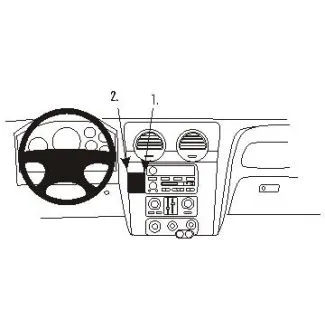 Brodit Proclip Monteringsbeslag - GMC Envoy 02-10