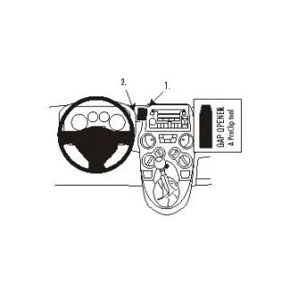 Brodit Proclip Monteringsbeslag - Fiat Panda 04-07