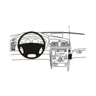 Brodit Proclip Monteringsbeslag - S60 05-10, V70 N 05-08 og XC70 05-07 (IKKE til modeller med træpanel)