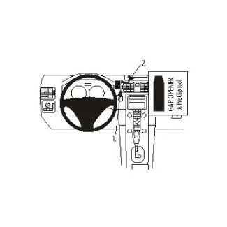 Brodit Proclip Monteringsbeslag - Volvo C30 07-15, C70 06-15, S40 04-12 og V50 04-12