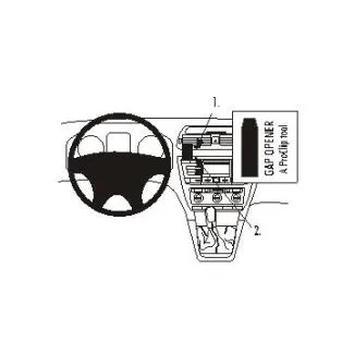 Brodit Proclip Monteringsbeslag - Skoda Octavia II (Ambiente, Classic, Elegance og RS) 05-13 og Skoda Octavia II (Scout) 07-13