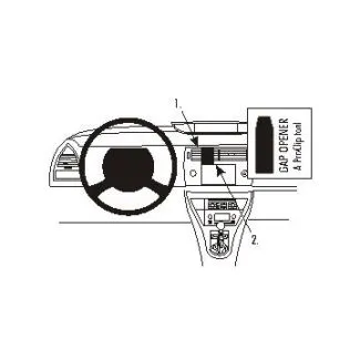 Brodit Proclip Monteringsbeslag - Citroen C4 05-10 (KUN til biler med indbygget navigation)