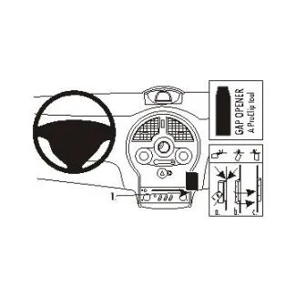 Brodit Proclip Monteringsbeslag - Renault Grand Modus 05-12 og Modus 05-13