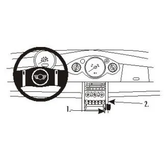 Brodit Proclip Monteringsbeslag - Mini Cooper 01-06 og Cooper Convertible 01-07