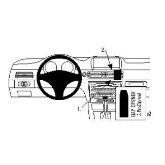 Brodit ProClip Monteringsbeslag - BMW 3-Series E90, E91, E92, E93 05-12 (KUN til biler med fabriksinstalleret navigation, IKKE til biler med træpanel)