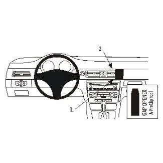 Brodit ProClip Monteringsbeslag - BMW 3-Series E90, E91, E92, E93 05-12 (IKKE til biler med fabriksinstalleret navigation, IKKE til biler med træpanel)