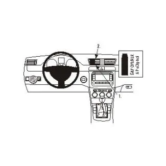 Brodit Proclip Monteringsbeslag - Volkswagen Passat 05-14, Passat Alltrack 12-15 og Passat CC 09-17
