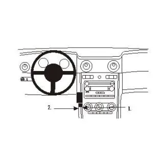 Brodit Proclip Monteringsbeslag - Ford Mustang 05-09