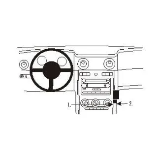 Brodit Proclip Monteringsbeslag - Ford Mustang 05-09