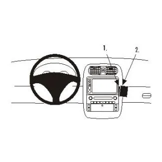 Brodit Proclip Monteringsbeslag - Chevrolet Corvette 05-07