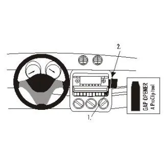 Brodit Proclip Monteringsbeslag - Smart ForFour 04-06