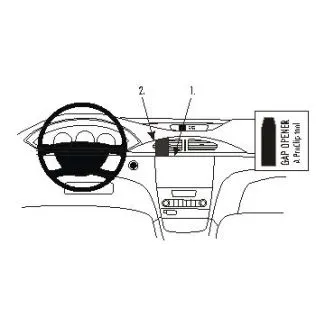 Brodit Proclip Monteringsbeslag - Renault Laguna 05-07