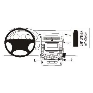 Brodit Proclip Monteringsbeslag - Mercedes Benz B-Class 05-11