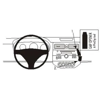 Brodit Proclip Monteringsbeslag - Suzuki Swift 05-10