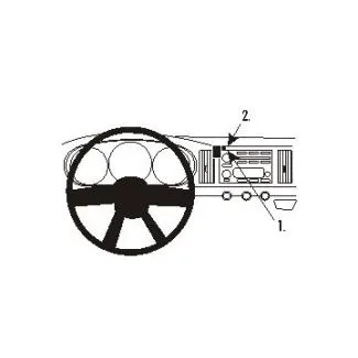 Brodit Proclip Monteringsbeslag - Chevrolet SSR 03-06