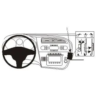 Brodit Proclip Monteringsbeslag - Seat Leon 06-12