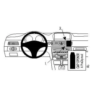 Brodit ProClip Monteringsbeslag - BMW 3-Series E90, E91, E92, E93 05-12 (KUN til biler med fabriksinstalleret navigation, KUN til biler med træpanel)