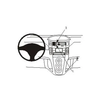 Brodit Proclip Monteringsbeslag - Toyota Yaris 06-11