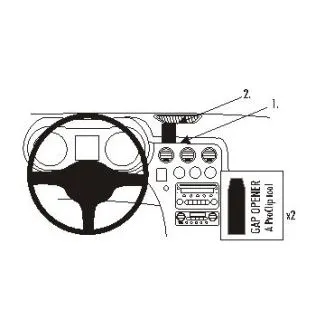 Brodit ProClip Monteringsbeslag - Alfa Romeo 159 06-13, Alfa Romeo Brera 06-11, Alfa Romeo Spider/GTV 06-11