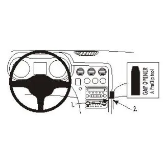 Brodit ProClip Monteringsbeslag - Alfa Romeo 159 06-13, Alfa Romeo Brera 06-11, Alfa Romeo Spider/GTV 06-11