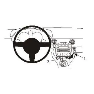 Brodit Proclip Monteringsbeslag - Mazda Miata 06-08 og MX-5 06-08