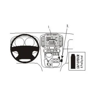 Brodit Proclip Monteringsbeslag - Kia Carnival 06-11