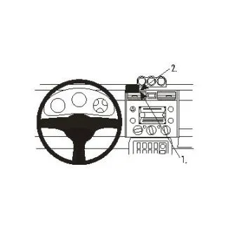 Brodit Proclip Monteringsbeslag - Toyota FJ Cruiser 07-15