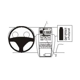 Brodit Proclip Monteringsbeslag - Fiat Sedici 07-09 og Suzuki SX4 07-10