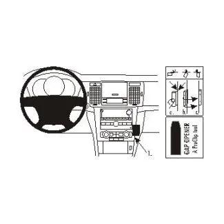 Brodit Proclip Monteringsbeslag - Chevrolet Epica 07-10