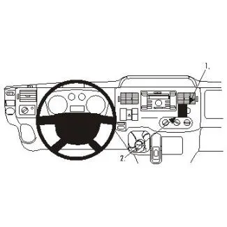 Brodit Proclip Monteringsbeslag - Ford Transit 07-13 og Transit Tourneo 07-13