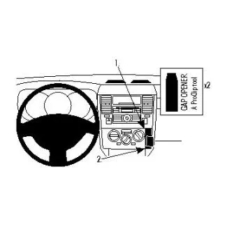 Brodit Proclip Monteringsbeslag - Nissan Tiida 07-11 og Tiida Latio 07-11