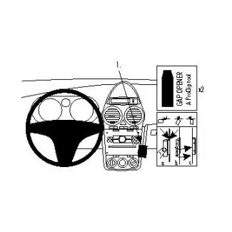 Brodit Proclip Monteringsbeslag - Opel Corsa 07-14