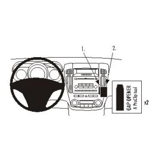 Brodit Proclip Monteringsbeslag - Kia Ceed 07-09