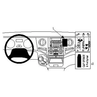 Brodit Proclip Monteringsbeslag - Iveco Daily 06-14