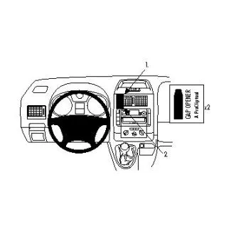 Brodit Proclip Monteringsbeslag - Citroen Jumpy 2nd Gen 07-16, Fiat Scudo 07-16, Peugeot Expert 07-16 og Toyota ProAce 13-16