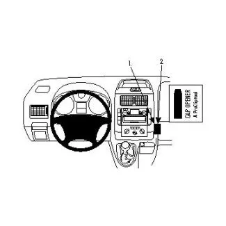 Brodit Proclip Monteringsbeslag - Citroen Jumpy 2nd Gen 07-16, Fiat Scudo 07-16, Peugeot Expert 07-16 og Toyota ProAce 13-16