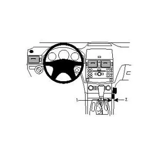 Brodit Proclip Monteringsbeslag - Mercedes Benz C-Class (180-320) 07-10