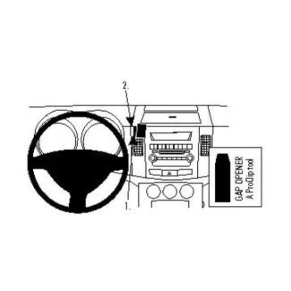 Brodit Proclip Monteringsbeslag - Citroen C-Crosser 07-13, Mitsubishi Outlander 07-12 og Peugeot 4007 08-13