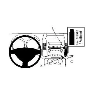 Brodit Proclip Monteringsbeslag - Citroen C-Crosser 07-13, Mitsubishi Outlander 07-12 og Peugeot 4007 08-13