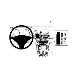 Brodit Proclip Monteringsbeslag - BMW X5 07-13 og X6 09-14