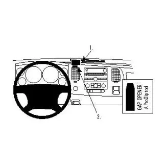 Brodit Proclip Monteringsbeslag - Chevrolet Silverado 07-13 - Kun til WT, LT1 og LT2 modeller