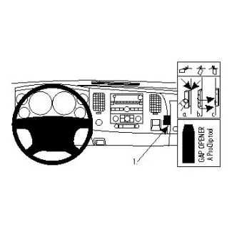 Brodit Proclip Monteringsbeslag - Chevrolet Silverado 07-13 - Kun til WT, LT1 og LT2 modeller
