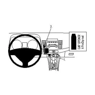 Brodit Proclip Monteringsbeslag - Mitsubishi Lancer 08-17