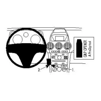 Brodit Proclip Monteringsbeslag - Opel Antara 07-15
