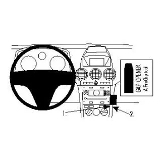 Brodit Proclip Monteringsbeslag - Opel Antara 07-15