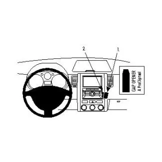 Brodit Proclip Monteringsbeslag - Nissan X-Trail 08-13 (KUN til modeller med navigation system)